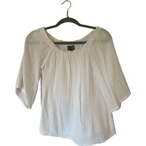 White Michael Stars Top - XS